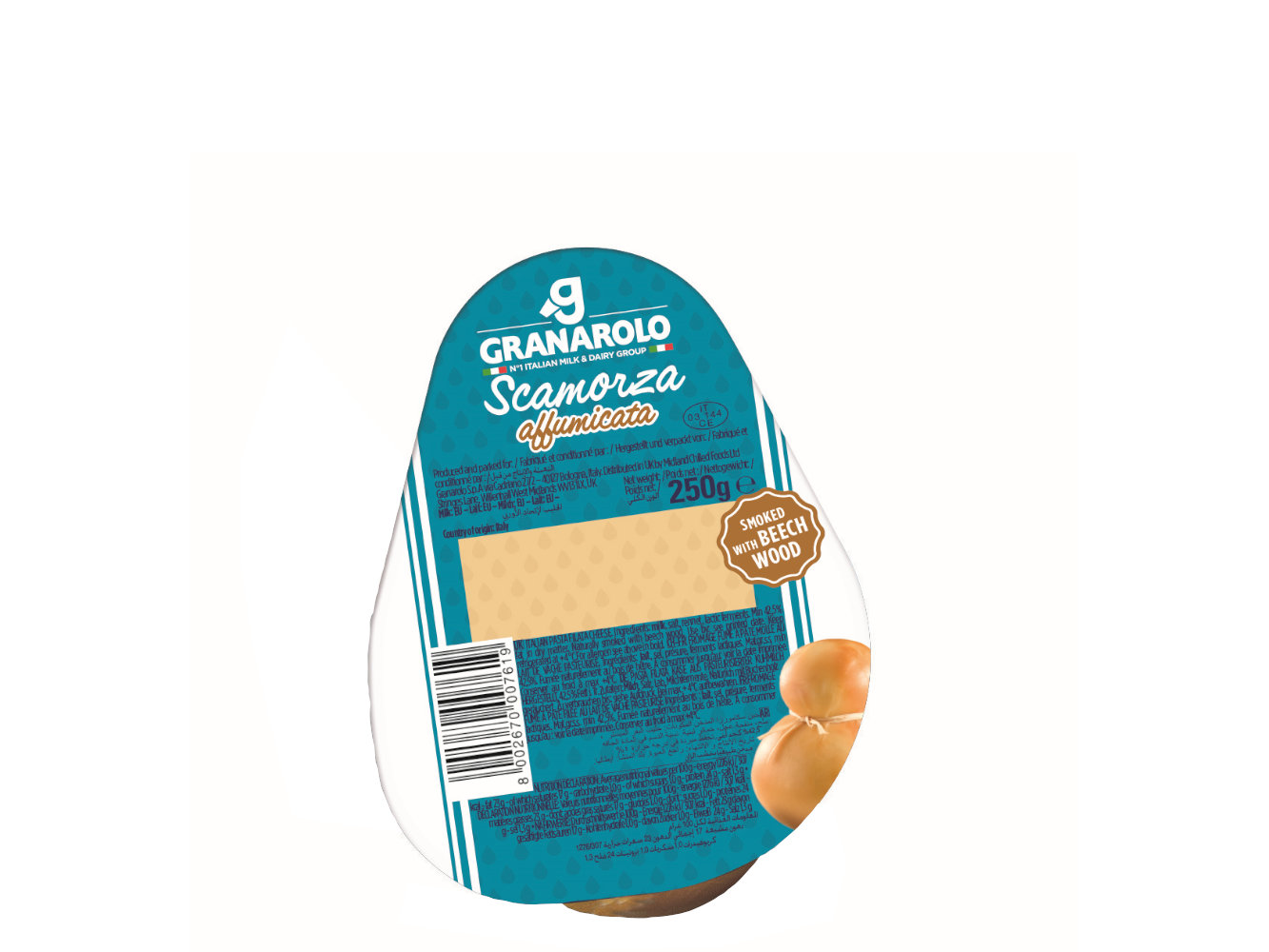 Smoked Scamorza  Granarolo Europe